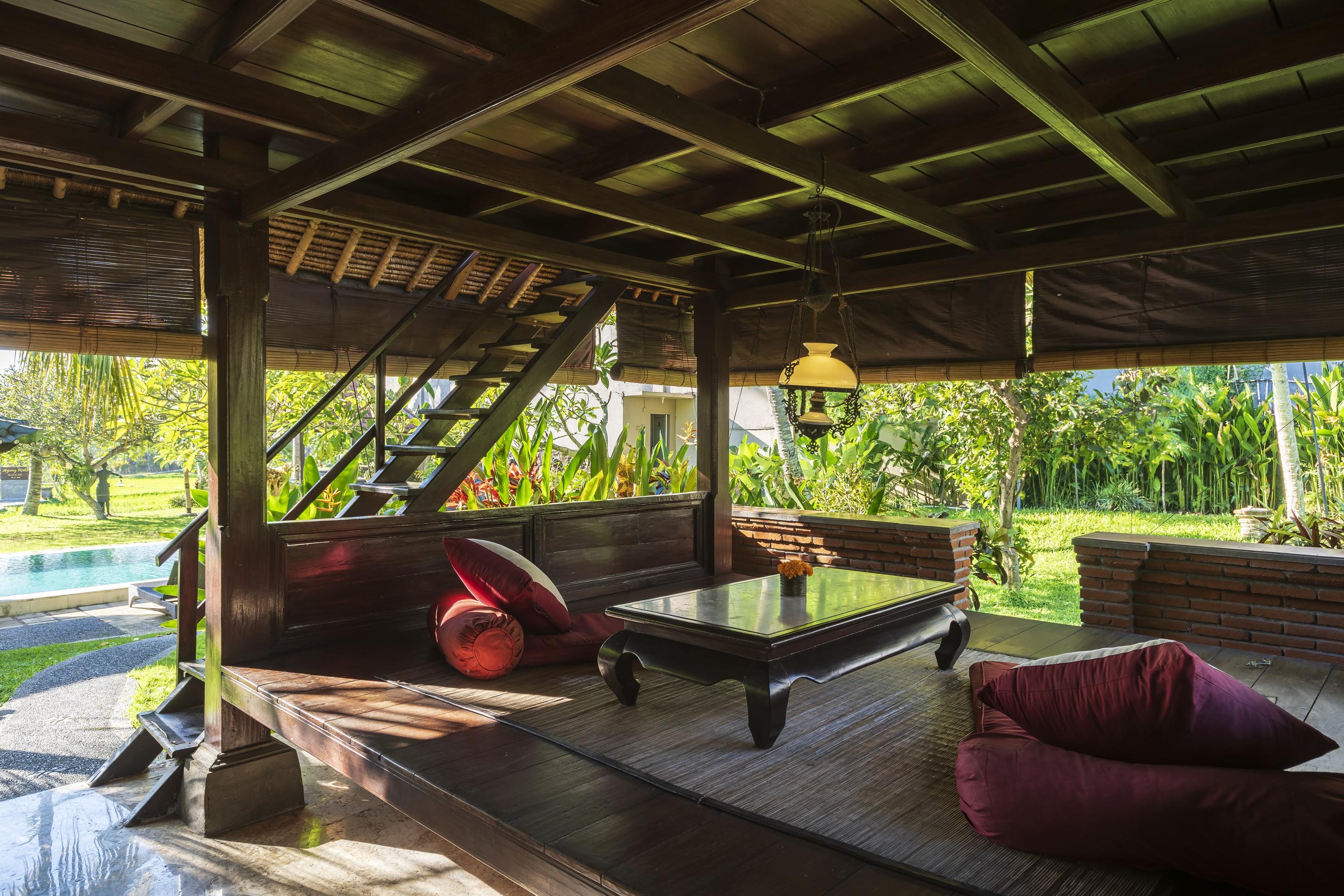 Two Storey One-Bedroom Villa Rice-Field View
