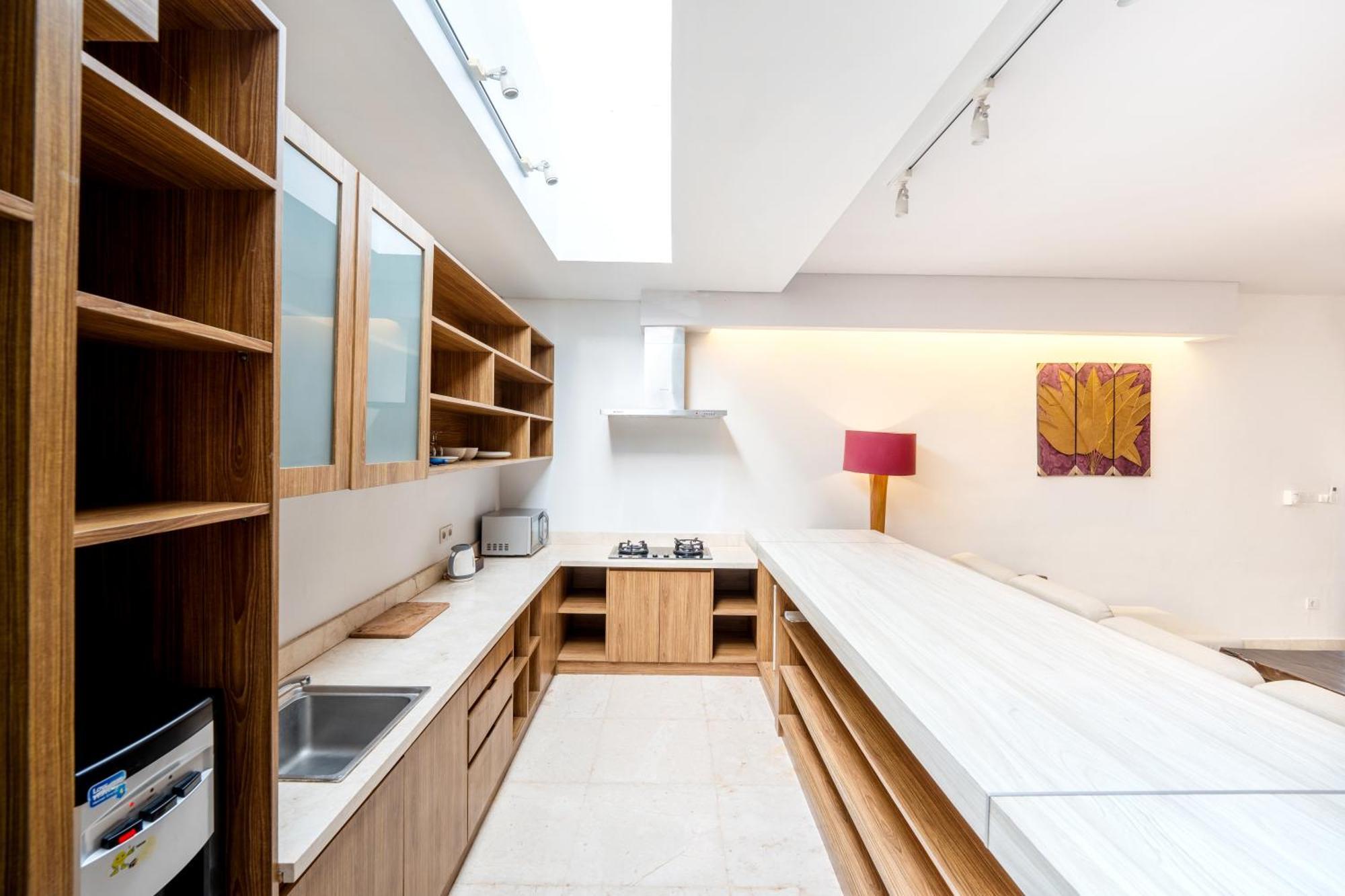 Deluxe Double Room Living Kitchen