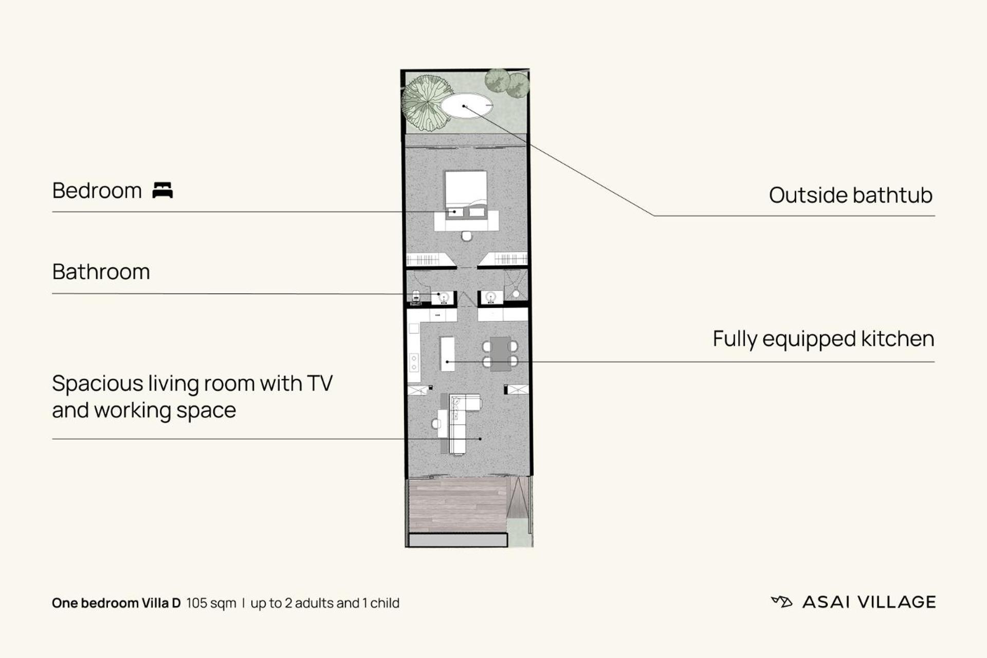 One Bedroom Villa