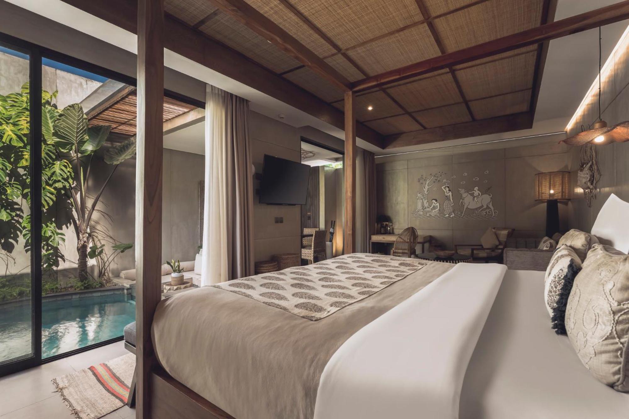 Smart One Bedroom Villa Private Pool Bathtub