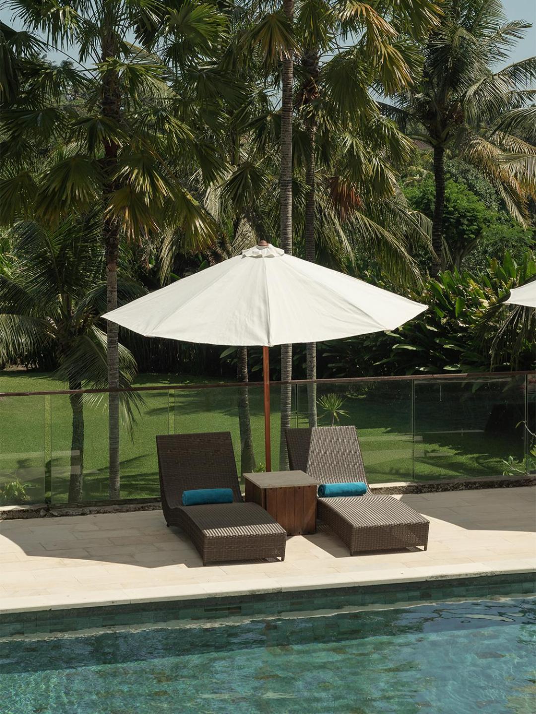 Deluxe King Balcony Room Pool View daily shuttle to Ubud City Photo Session Art Gallery Visit 24-hour access to Fitness Center Welcome Drink Kids Activities