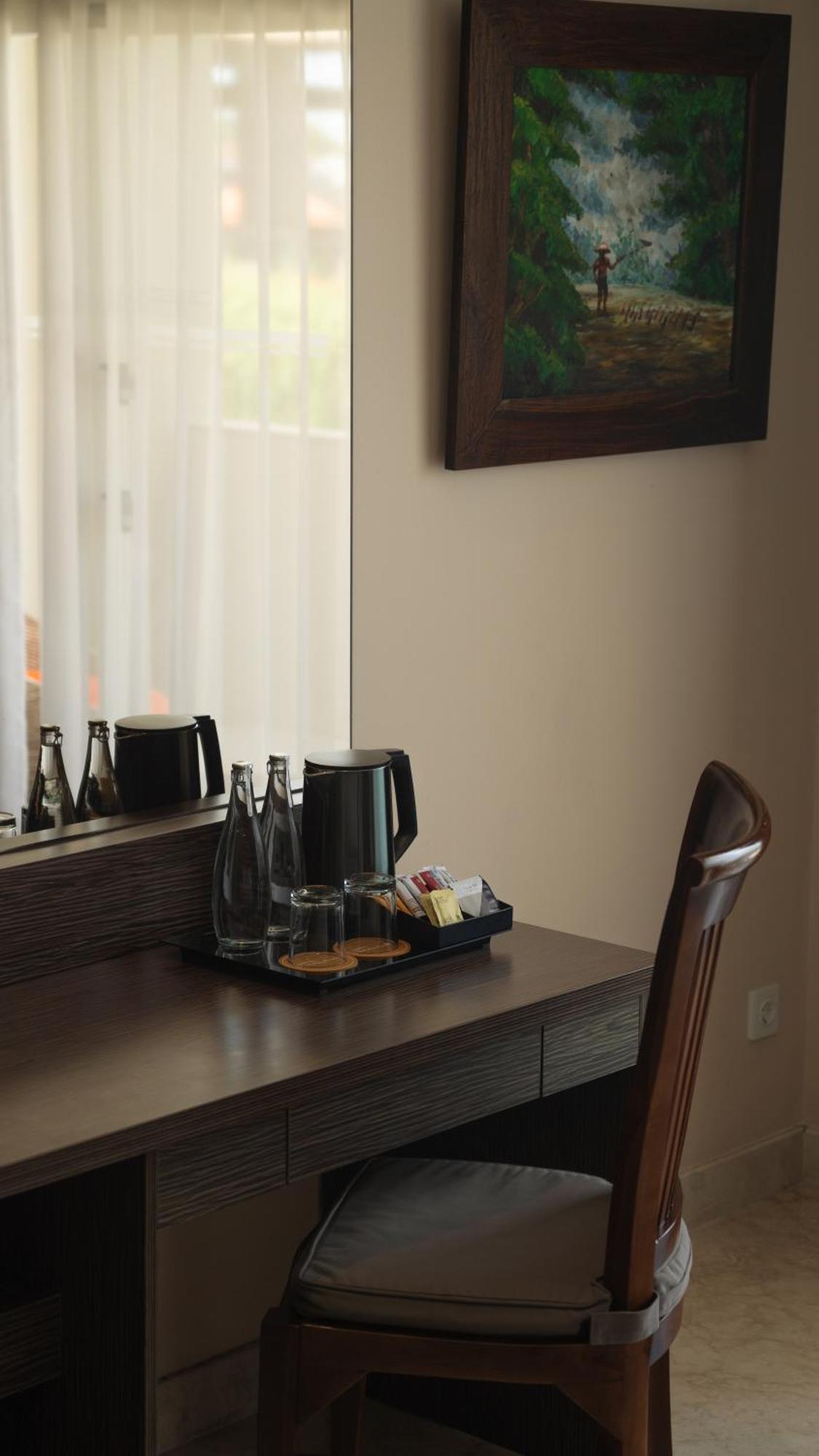 Deluxe King Balcony Room Vertical Garden View daily shuttle to Ubud City Photo Session Art Gallery Visit 24-hour access to Fitness Center Welcome Drink Kids Activities