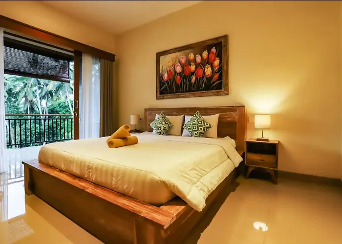 Harmony House 7: Rice Field View. Near Ubud Center