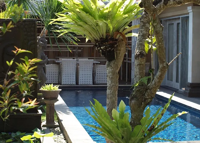 Bamboo Moon Villas Sanur met een Zwembad